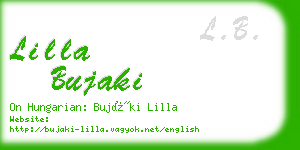 lilla bujaki business card